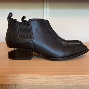 Alexander Wang Kori Tilt-Heel Boots, Black